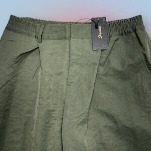 SHINESTAR Women’s XL Green Nylon Pant